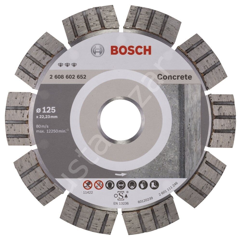 Bosch - Best Serisi Beton İçin Elmas Kesme Diski 125 mm 2608602652