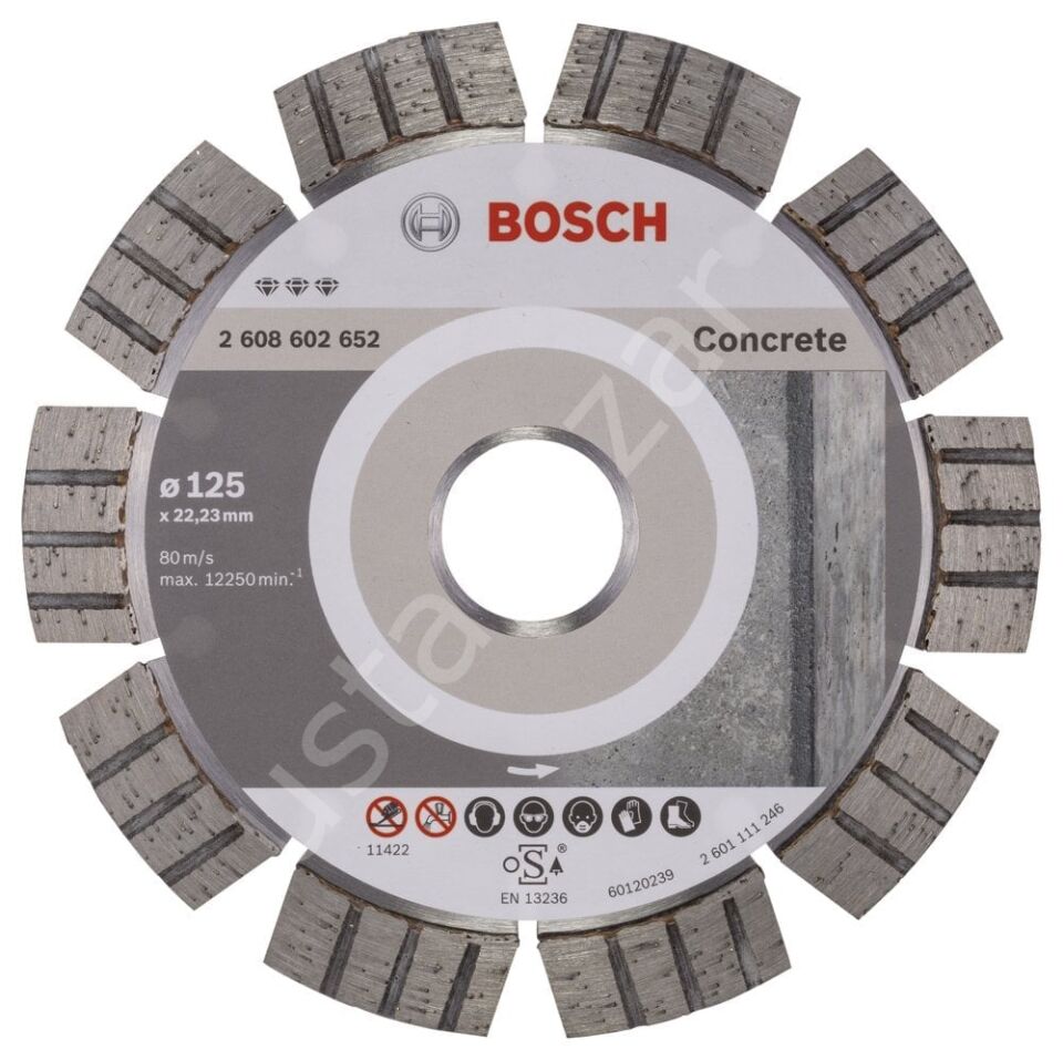 Bosch - Best Serisi Beton İçin Elmas Kesme Diski 125 mm 2608602652