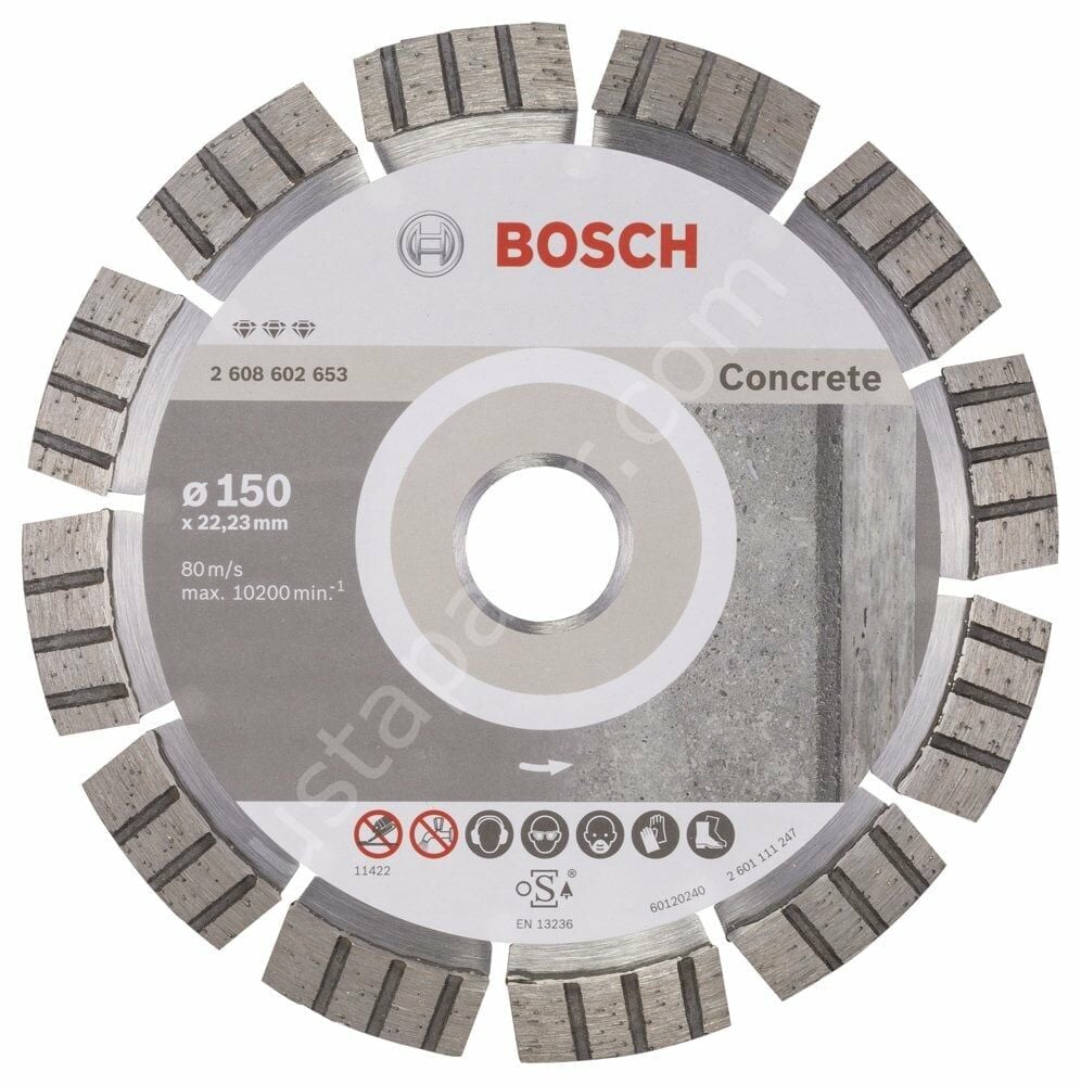 Bosch - Best Serisi Beton İçin Elmas Kesme Diski 150 mm 2608602653