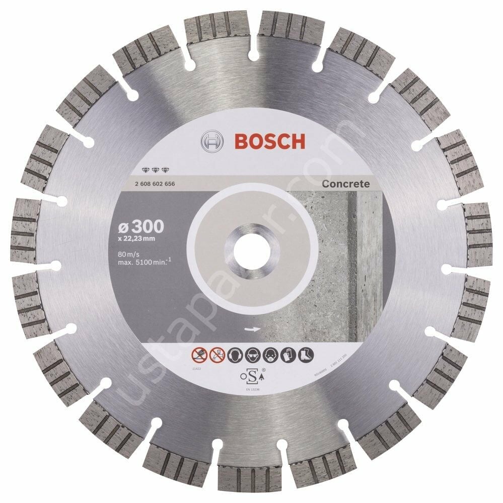 Bosch - Best Serisi Beton İçin Elmas Kesme Diski 300 mm 2608602656