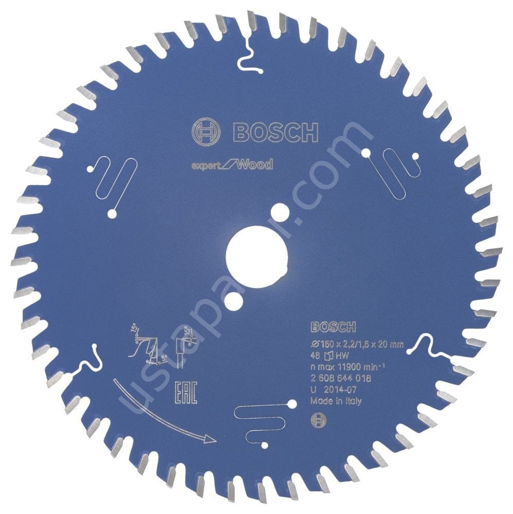 Bosch - Expert Serisi Ahşap için Daire Testere Bıçağı 160*20 mm 48 Diş 2608644018
