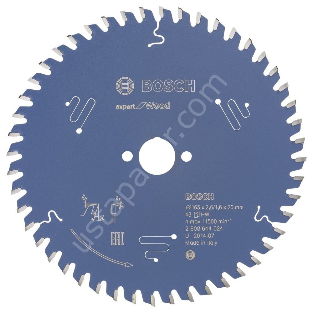 Bosch - Expert Serisi Ahşap için Daire Testere Bıçağı 165*20 mm 48 Diş 2608644024
