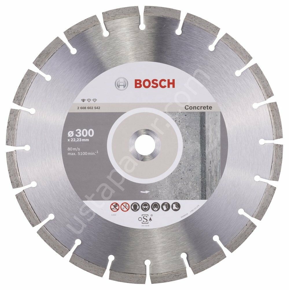 Bosch - Standard Seri Beton İçin Elmas Kesme Diski 300 mm 2608602542
