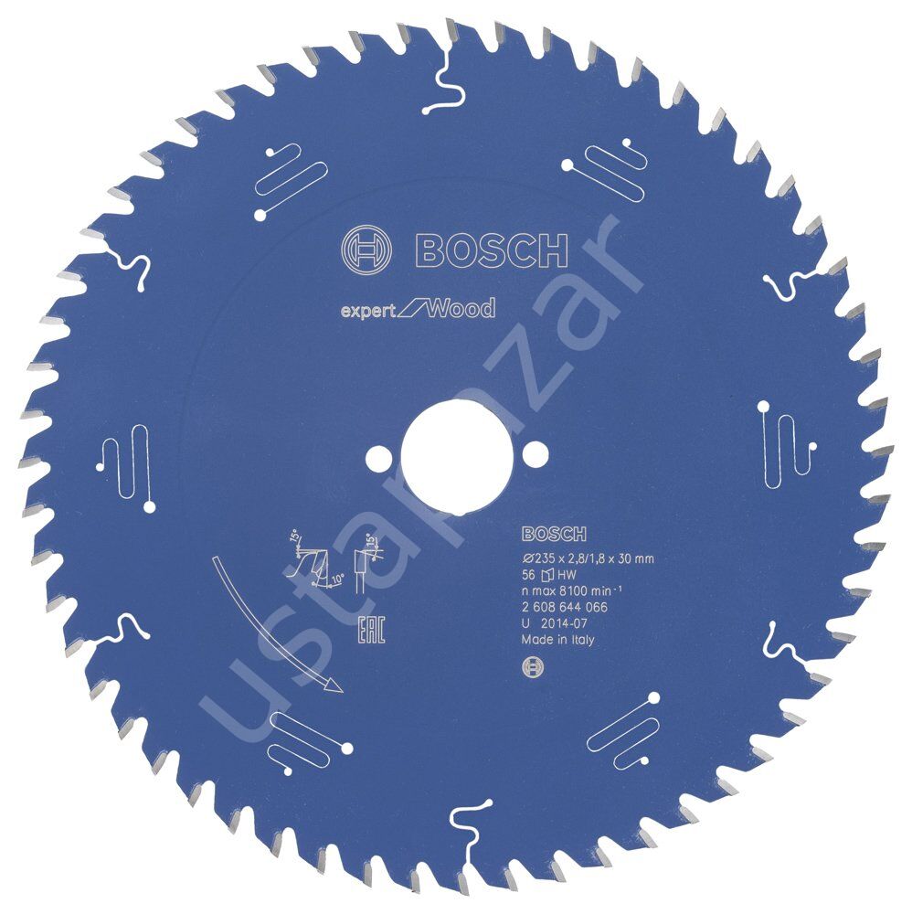 Bosch - Expert Serisi Ahşap için Daire Testere Bıçağı 235*30 mm 56 Diş 2608644066