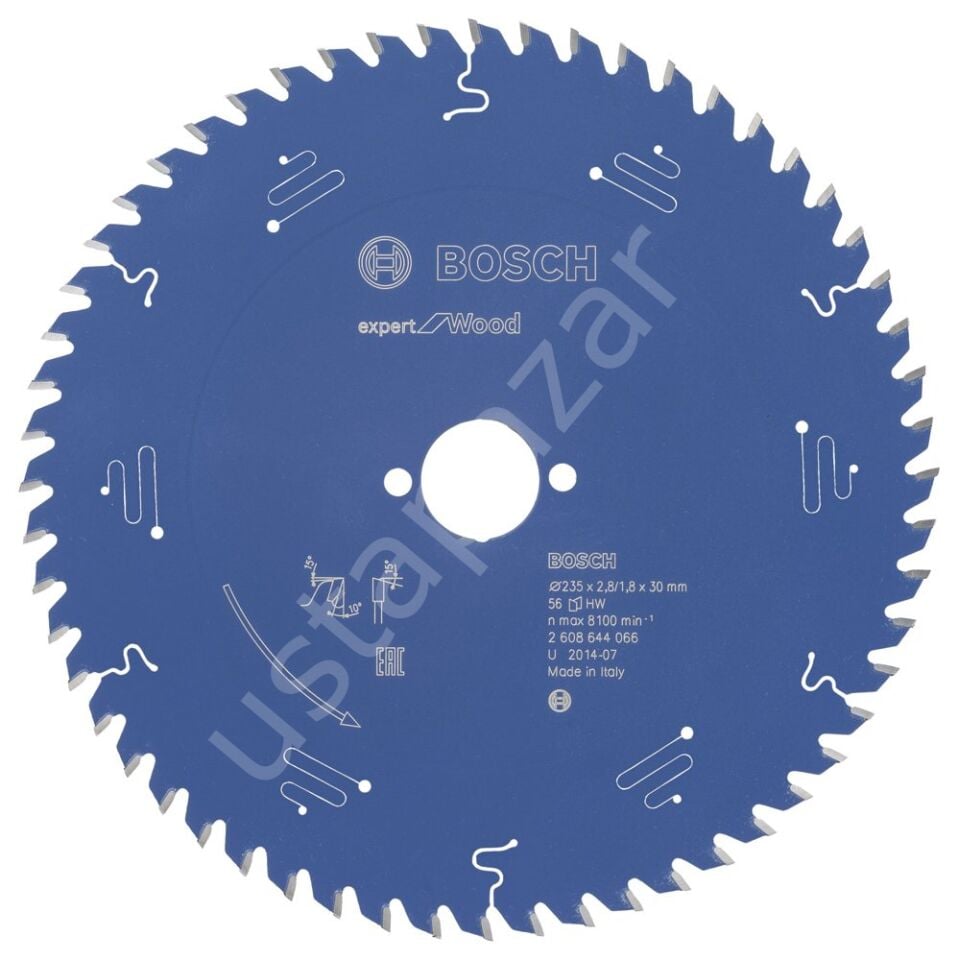Bosch - Expert Serisi Ahşap için Daire Testere Bıçağı 235*30 mm 56 Diş 2608644066