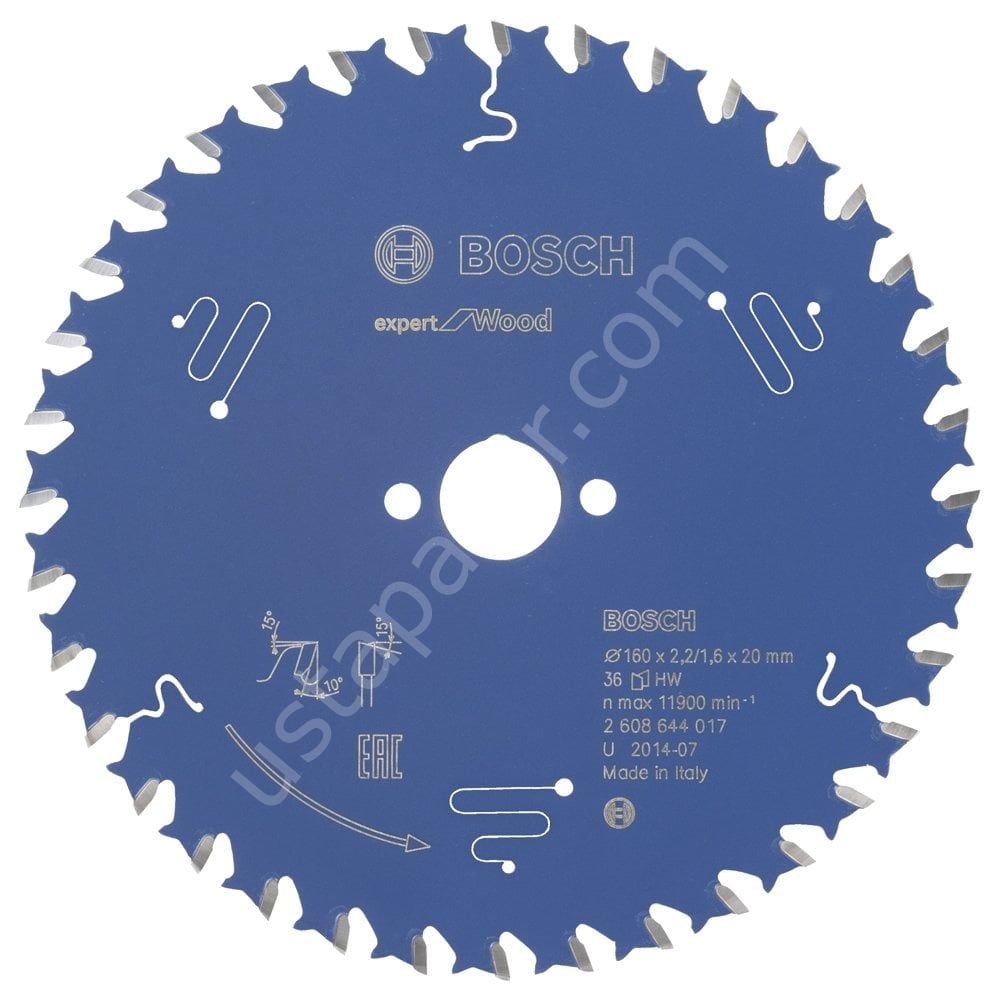 Bosch - Expert Serisi Ahşap için Daire Testere Bıçağı 160*20 mm 36 Diş 2608644017