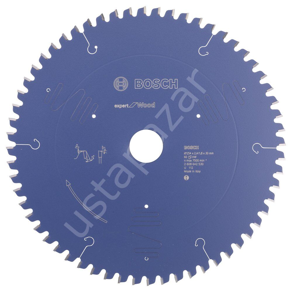 Bosch - Expert Serisi Ahşap için Daire Testere Bıçağı 254*30 mm 60 Diş 2608642530