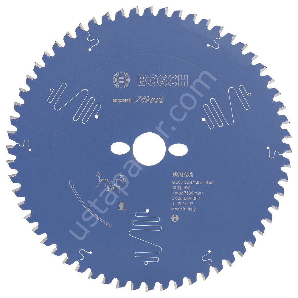 Bosch - Expert Serisi Ahşap için Daire Testere Bıçağı 260*30 mm 60 Diş 2608644082