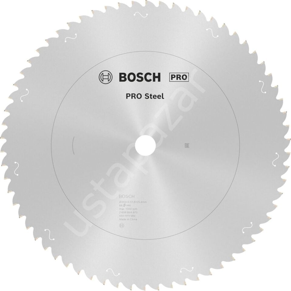Bosch PRO Steel Daire Testere Bıç. 355*25,40 mm 66D 2608844870