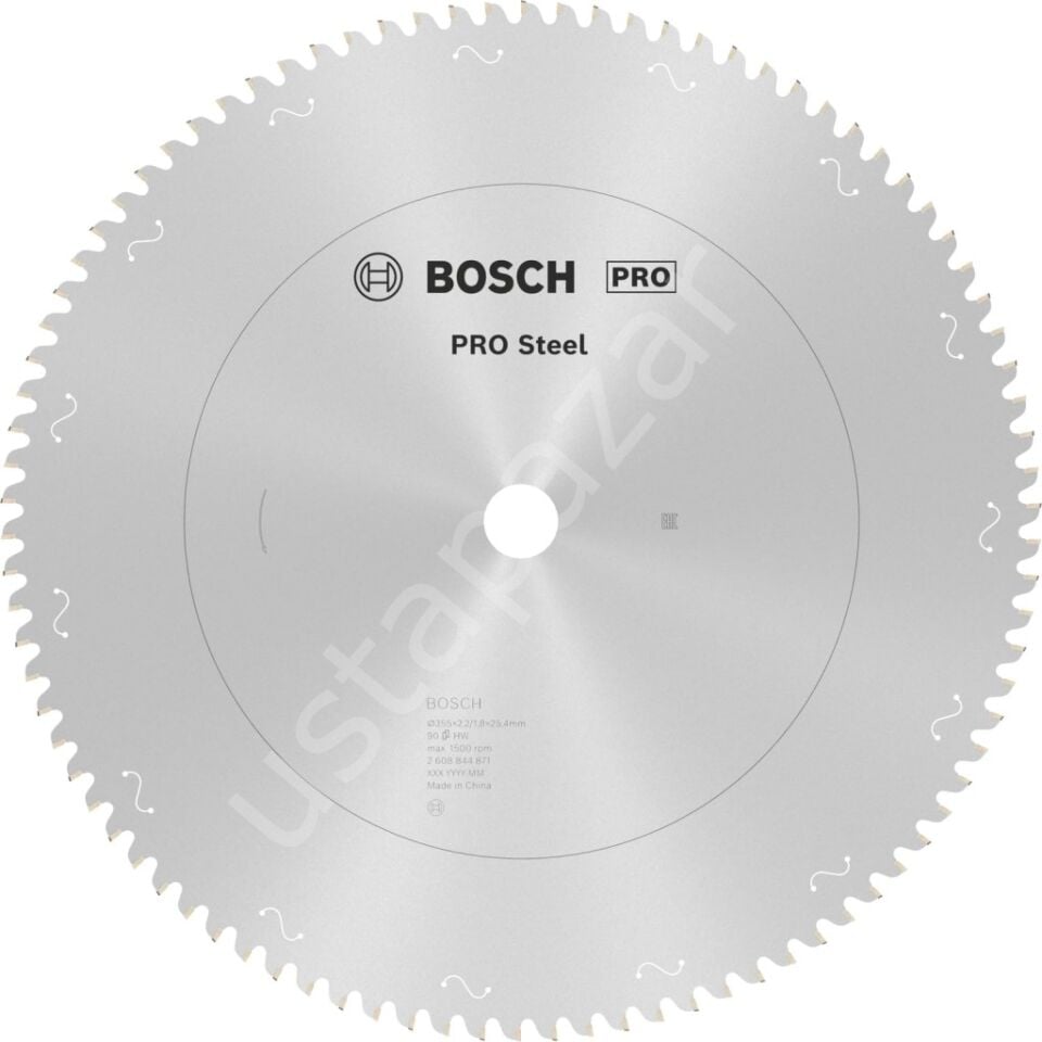 Bosch PRO Steel Daire Testere Bıç. 355*25,40 mm 90D