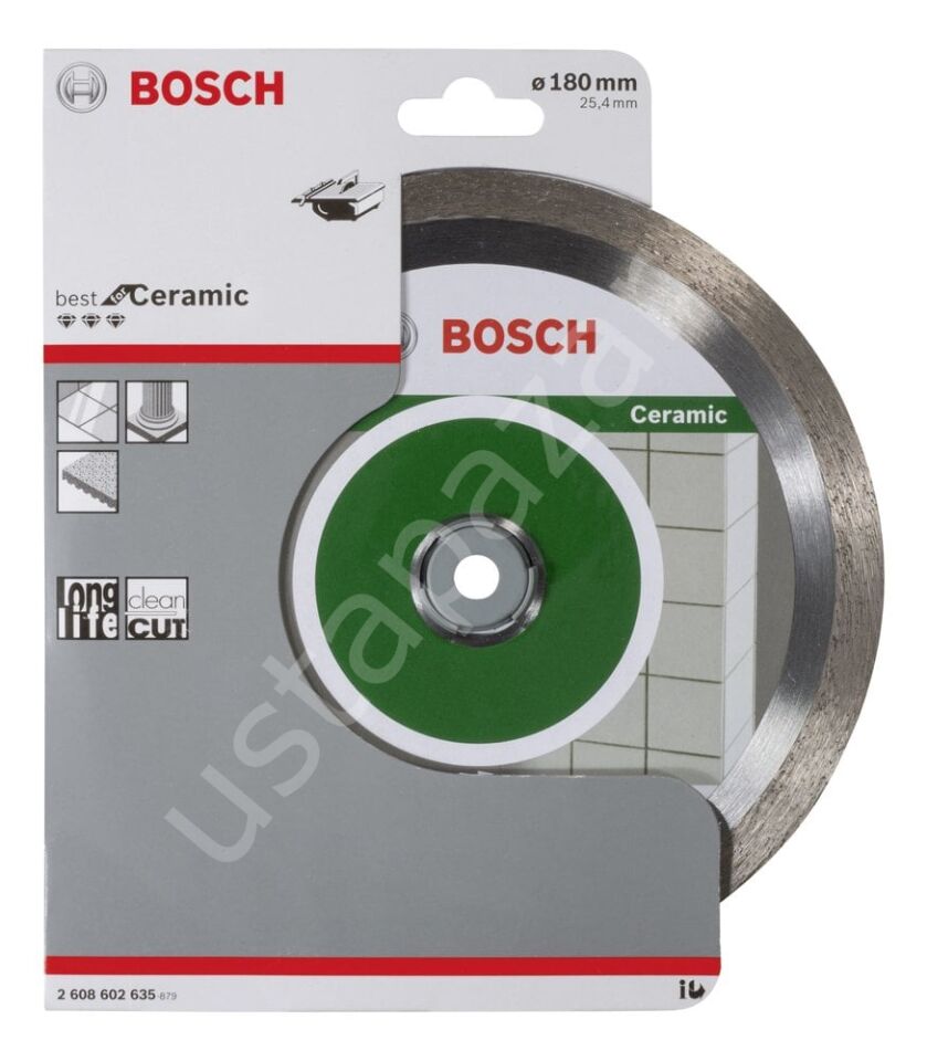 Bosch - Best Serisi Seramik İçin Elmas Kesme Diski 180 mm 2608602635