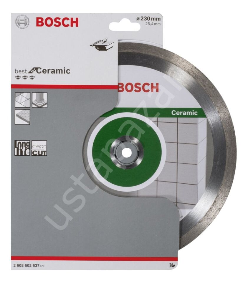 Bosch - Best Serisi Seramik İçin Elmas Kesme Diski 230 mm 2608602637