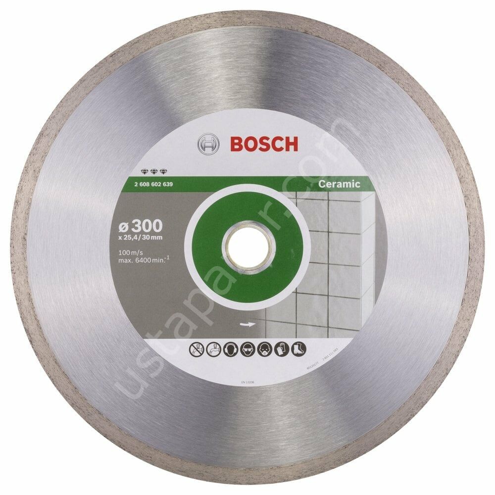 Bosch - Best Serisi Seramik İçin Elmas Kesme Diski 300 mm 2608602639