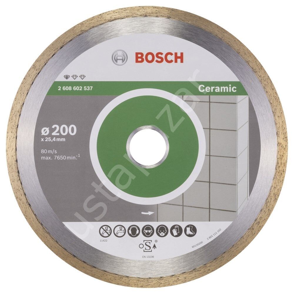 Bosch - Standard Seri Seramik İçin Elmas Kesme Diski 200 mm 2608602537