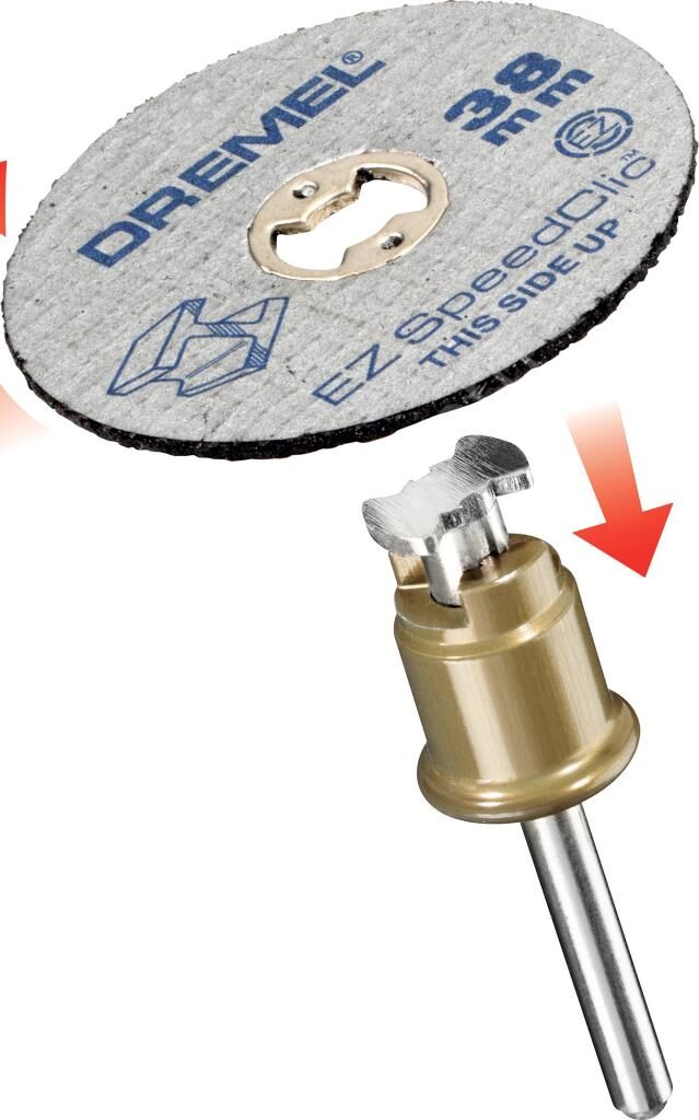 DREMEL® EZ SpeedClic: metal kesme diskleri 5'li paket. (SC456) 2615S456JC