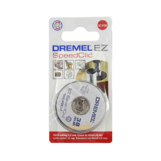 DREMEL® EZ SpeedClic: metal kesme diskleri 5'li paket. (SC456) 2615S456JC