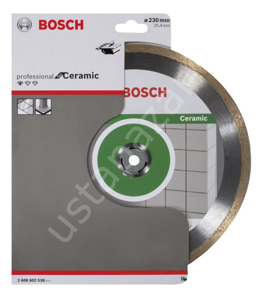 Bosch - Standard Seri Seramik İçin Elmas Kesme Diski 230 mm 2608602538