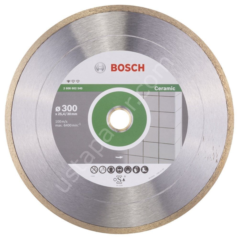 Bosch - Standard Seri Seramik İçin Elmas Kesme Diski 300 mm 2608602540