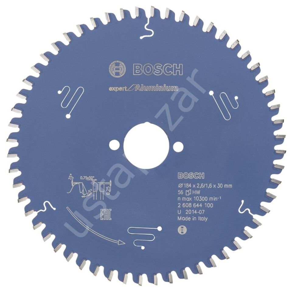 Bosch - Expert Serisi Alüminyum için Daire Testere Bıçağı 184*30 mm 56 Diş 2608644100