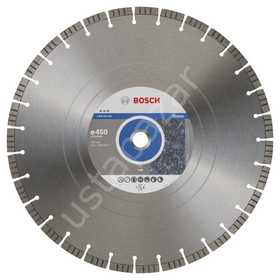 Bosch - Best Serisi Taş İçin Elmas Kesme Diski 450 mm 2608602650