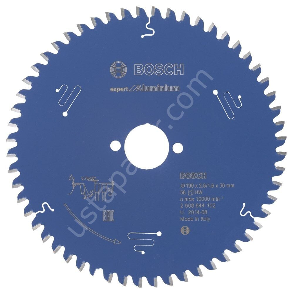 Bosch - Expert Serisi Alüminyum için Daire Testere Bıçağı 190*30 mm 56 Diş 2608644102