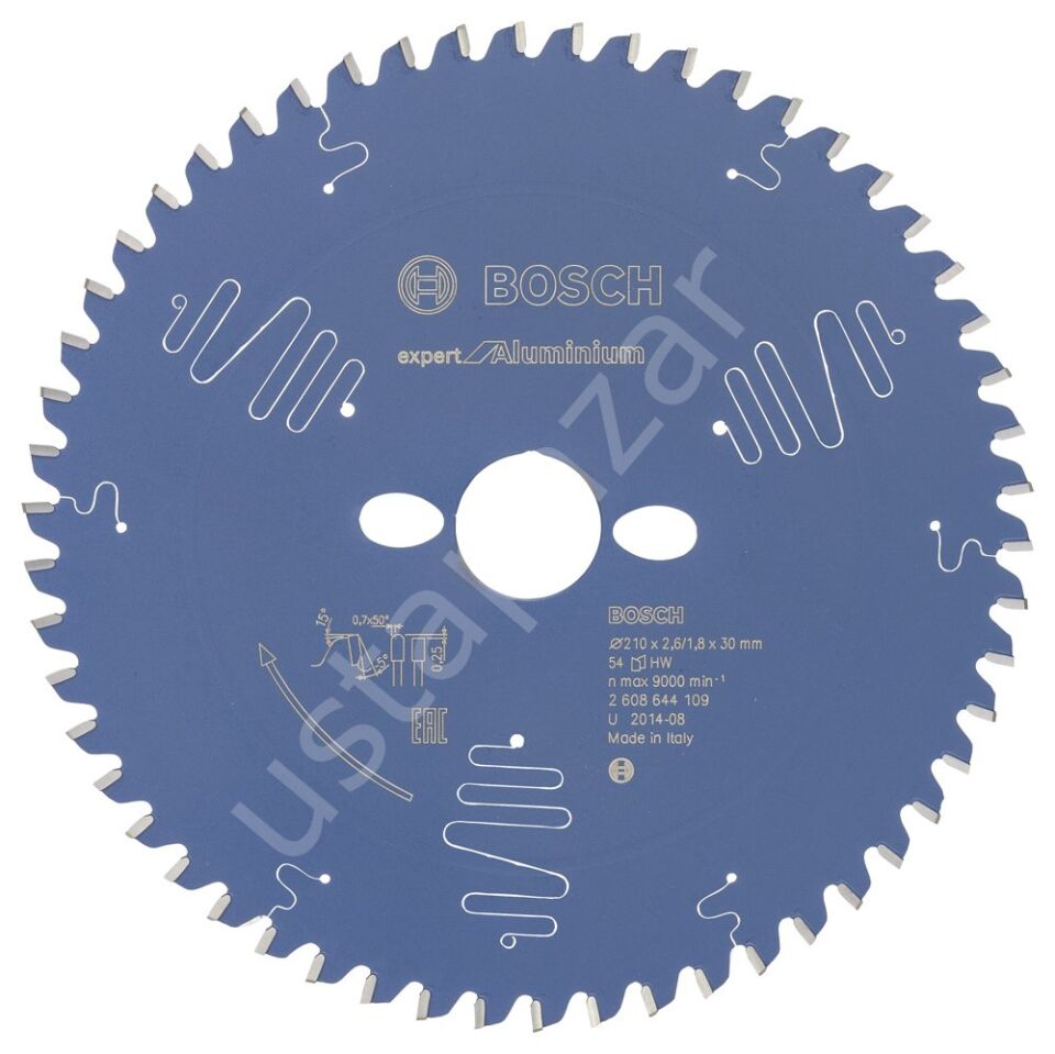 Bosch - Expert Serisi Alüminyum için Daire Testere Bıçağı 210*30 mm 54 Diş 2608644109