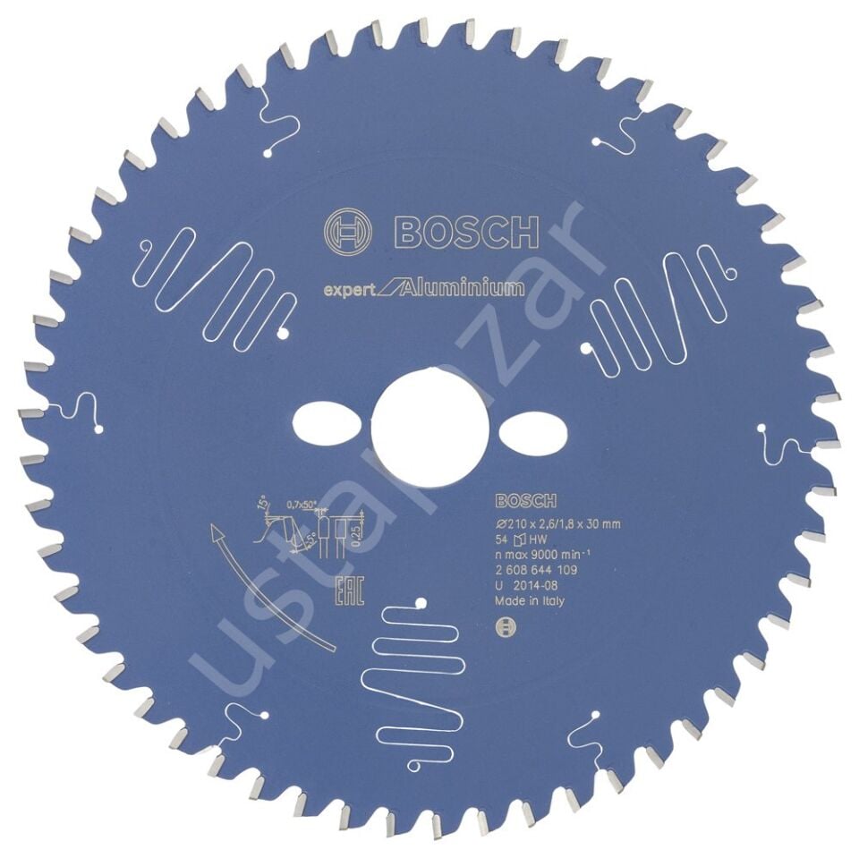 Bosch - Expert Serisi Alüminyum için Daire Testere Bıçağı 210*30 mm 54 Diş 2608644109