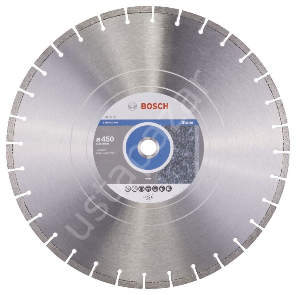 Bosch - Standard Seri Taş İçin Elmas Kesme Diski 450 mm 2608602605