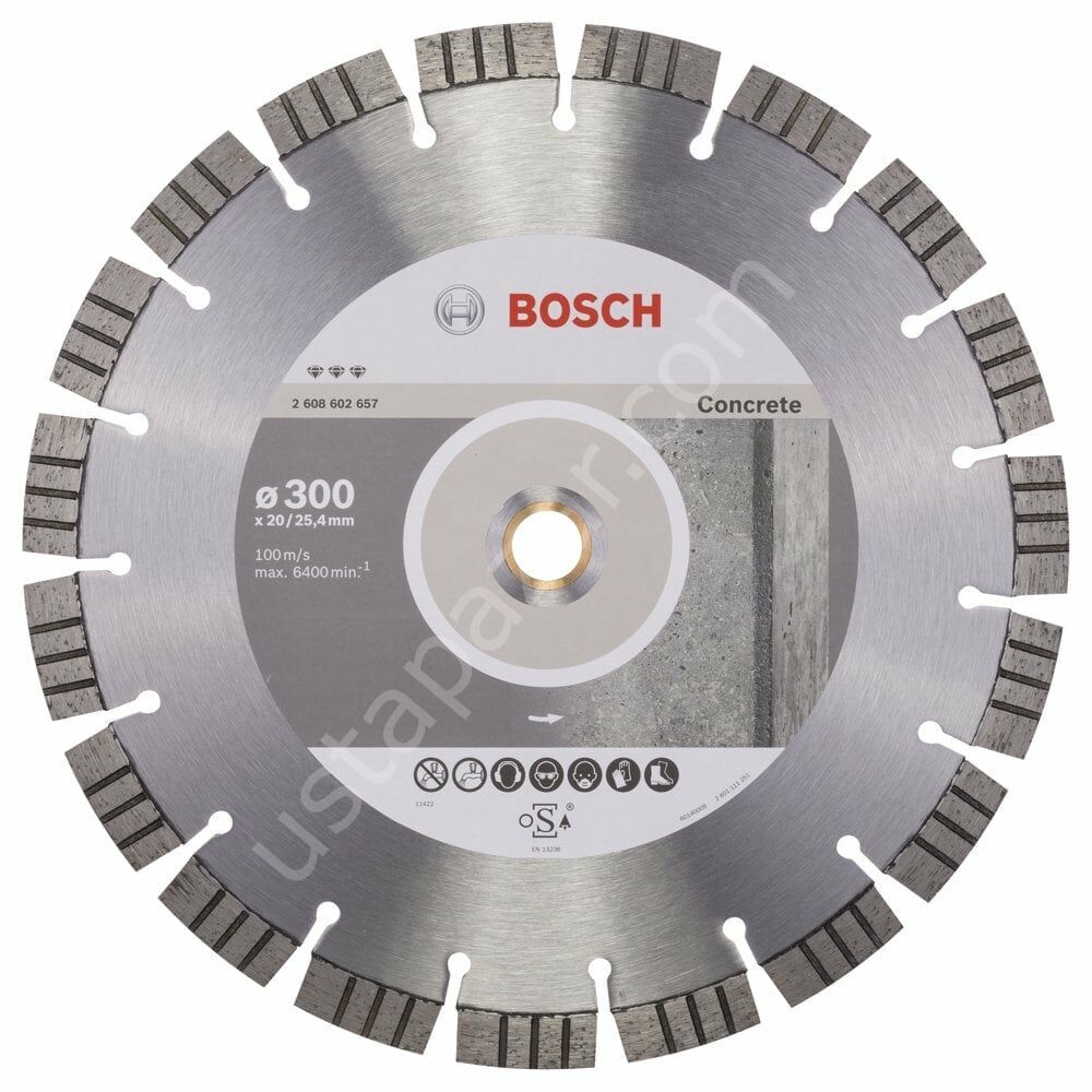 Bosch - Best Serisi Beton İçin Elmas Kesme Diski 300 mm 2608602657