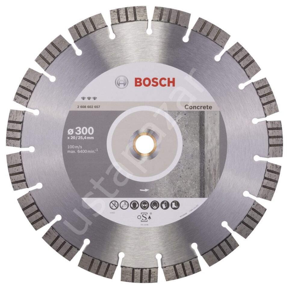 Bosch - Best Serisi Beton İçin Elmas Kesme Diski 300 mm 2608602657