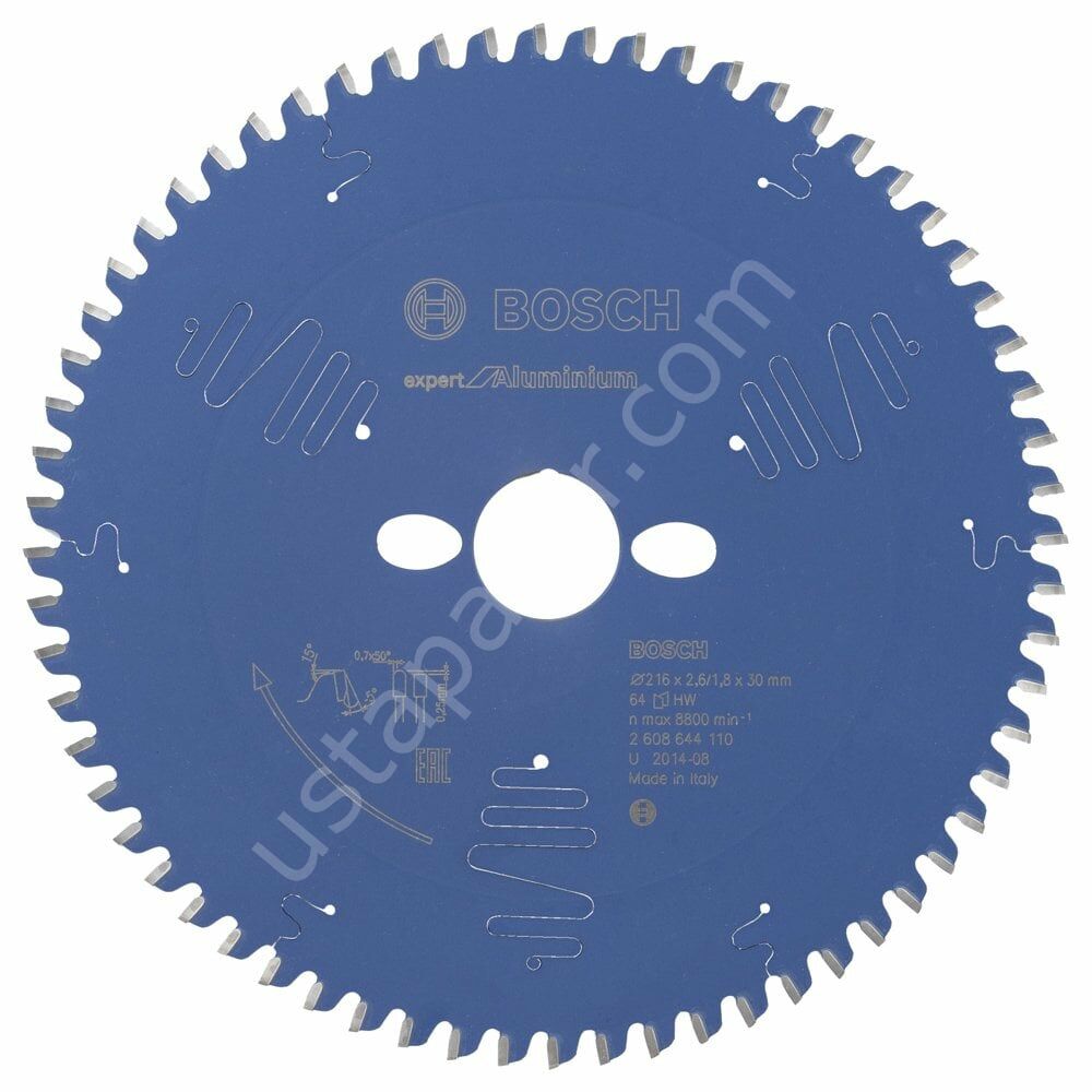 Bosch - Expert Serisi Alüminyum için Daire Testere Bıçağı 216*30 mm 64 Diş 2608644110