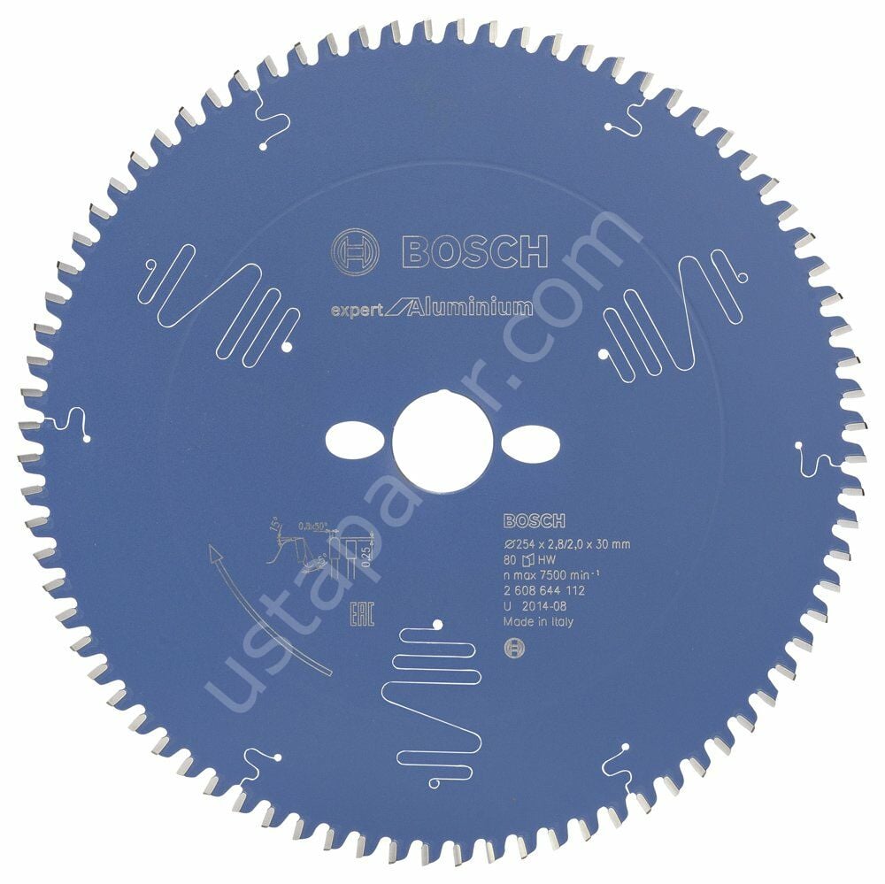 Bosch - Expert Serisi Alüminyum için Daire Testere Bıçağı 254*30 mm 80 Diş 2608644112