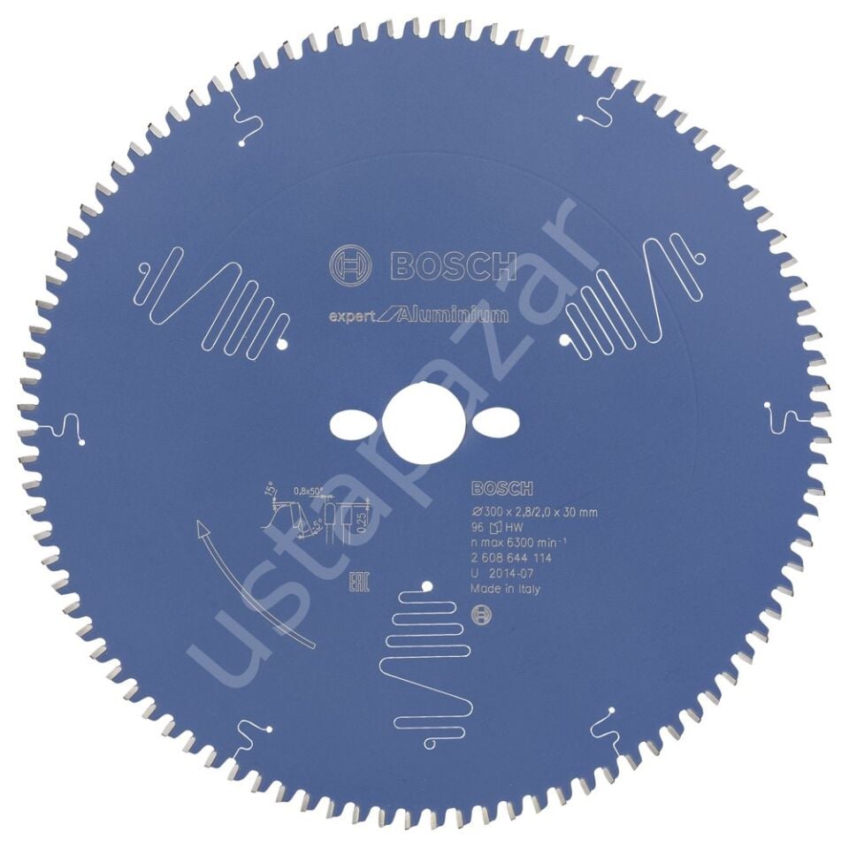Bosch - Expert Serisi Alüminyum için Daire Testere Bıçağı 300*30 mm 96 Diş 2608644114