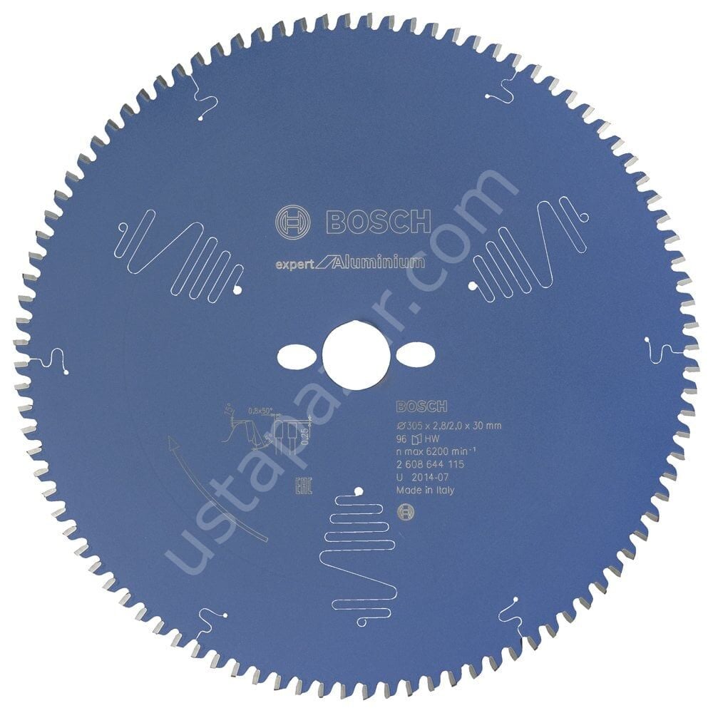 Bosch - Expert Serisi Alüminyum için Daire Testere Bıçağı 305*30 mm 96 Diş 2608644115