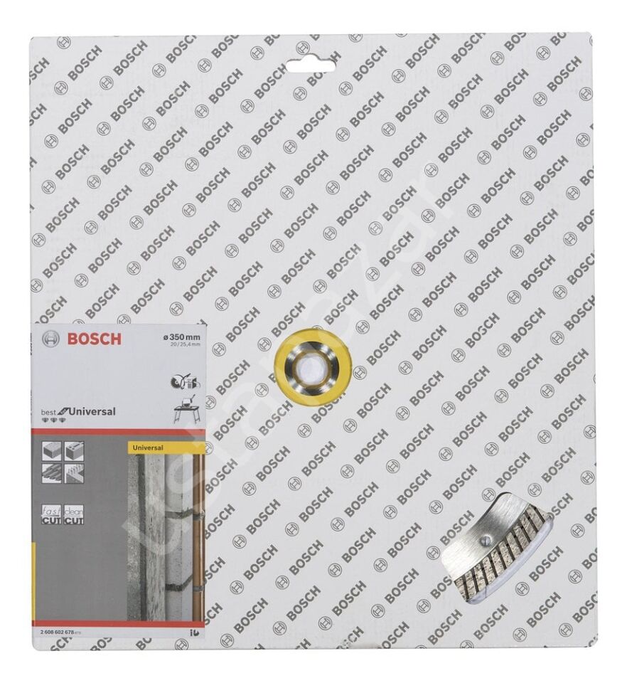 Bosch - Best Serisi Genel Yapı Malzemeleri İçin Turbo Segmanlı Elmas Kesme Diski 350 mm 2608602678