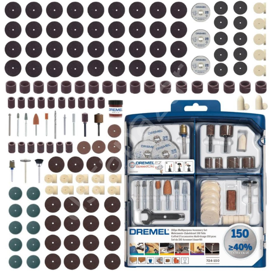 DREMEL® 150 parça DREMEL® Multipurpose Accessory Set (724) 2615S724JA