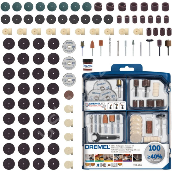 DREMEL® 100 parça DREMEL® Multipurpose Accessory Set (723) 2615S723JA