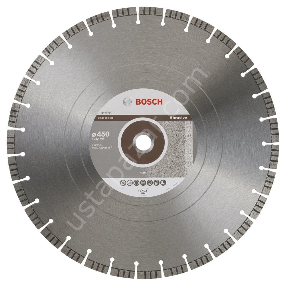 Bosch - Best Serisi Aşındırıcı Malzemeler İçin Elmas Kesme Diski 450 mm 2608602688