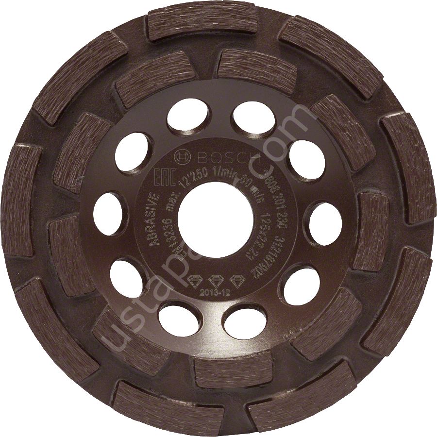 Bosch - Best Serisi Aşındırıcı Malzemeler İçin Elmas Çanak Disk 125 mm 2608201230