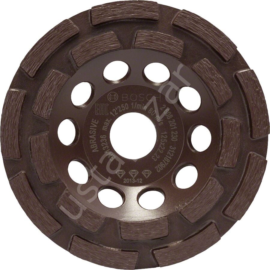 Bosch - Best Serisi Aşındırıcı Malzemeler İçin Elmas Çanak Disk 125 mm 2608201230