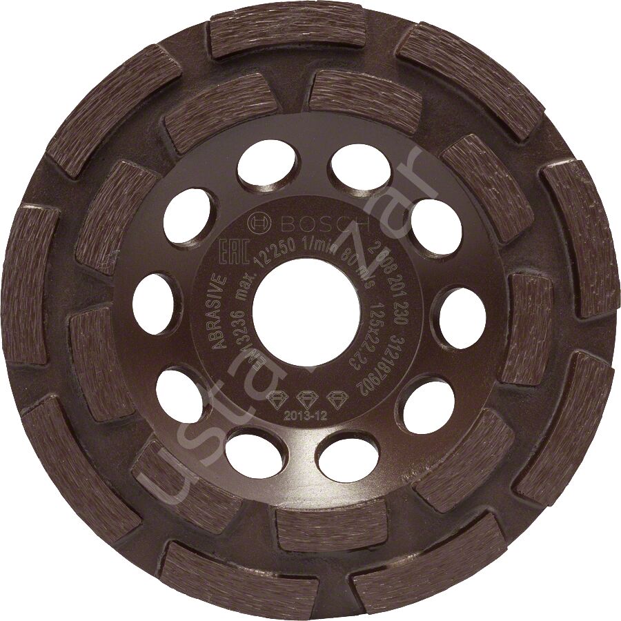 Bosch - Best Serisi Aşındırıcı Malzemeler İçin Elmas Çanak Disk 125 mm 2608201230