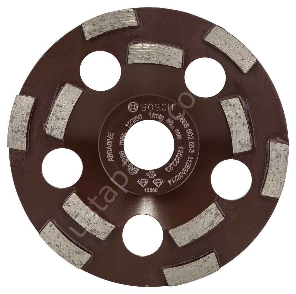 Bosch - Expert Serisi Aşındırıcı Malzemeler İçin Elmas Çanak Disk 125 mm 2608602553