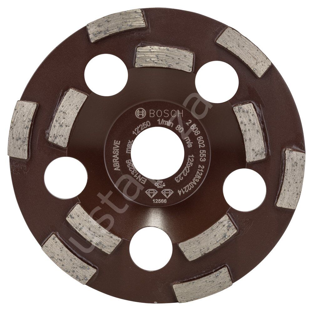 Bosch - Expert Serisi Aşındırıcı Malzemeler İçin Elmas Çanak Disk 125 mm 2608602553