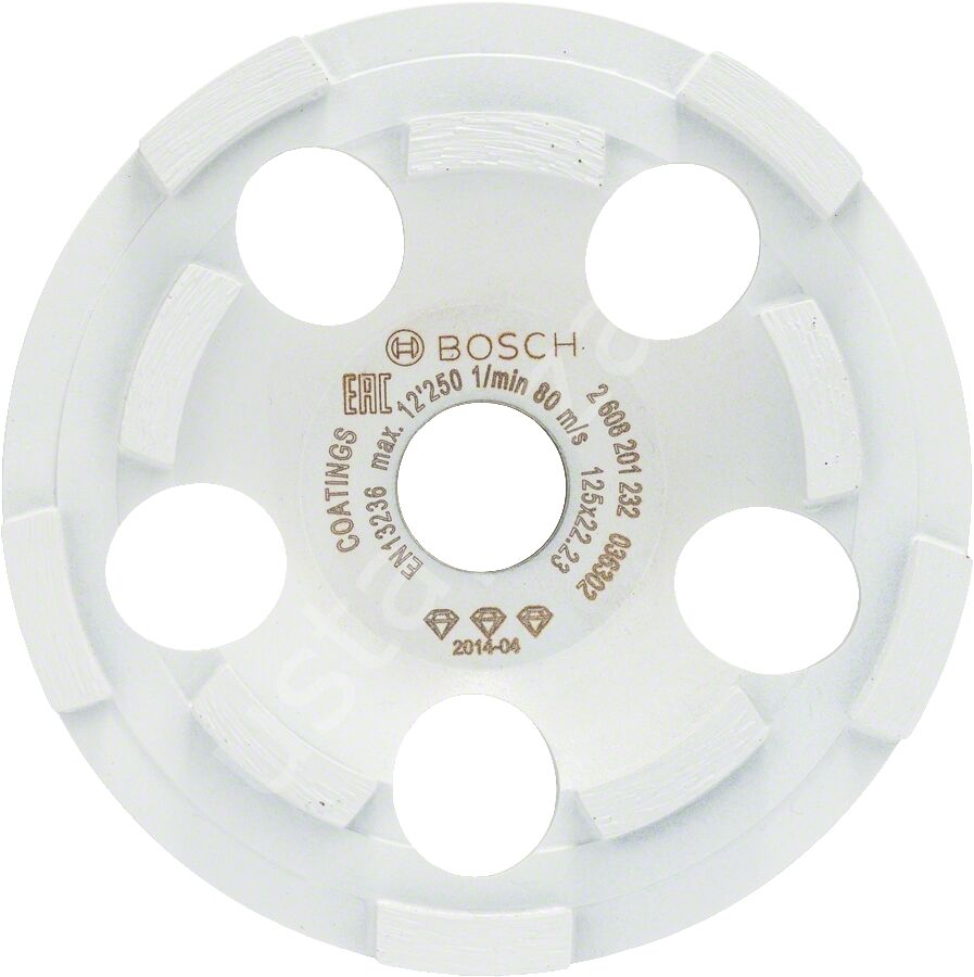 Bosch - Best Serisi Termoplastik Koruma Boyası Kazıma İçin Elmas Çamak Disk 125 mm 2608201232