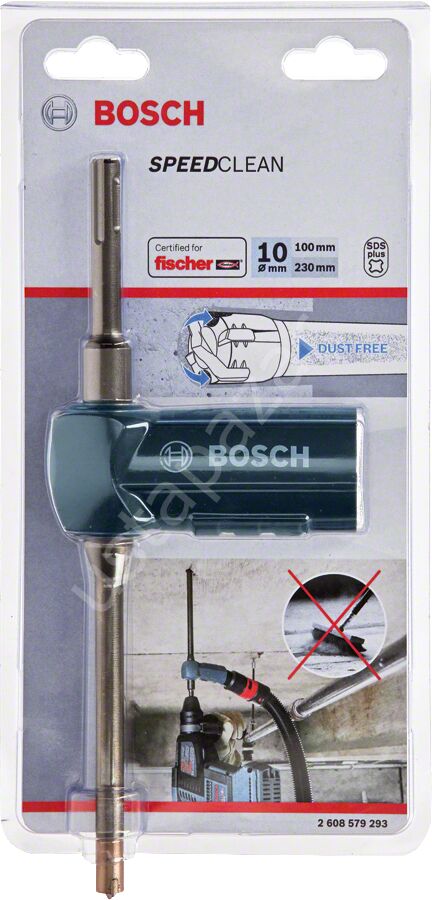 Bosch - SDS-Plus-9 Speed Clean Serisi Toz Atma Kanallı Kırıcı Delici Matkap Ucu 10*230 mm 2608579293