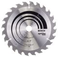 Bosch - Optiline Serisi Ahşap için Daire Testere Bıçağı 190*20/16 mm 24 Diş 2608640612