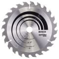 Bosch - Optiline Serisi Ahşap için Daire Testere Bıçağı 190*20/16 mm 24 Diş 2608640612