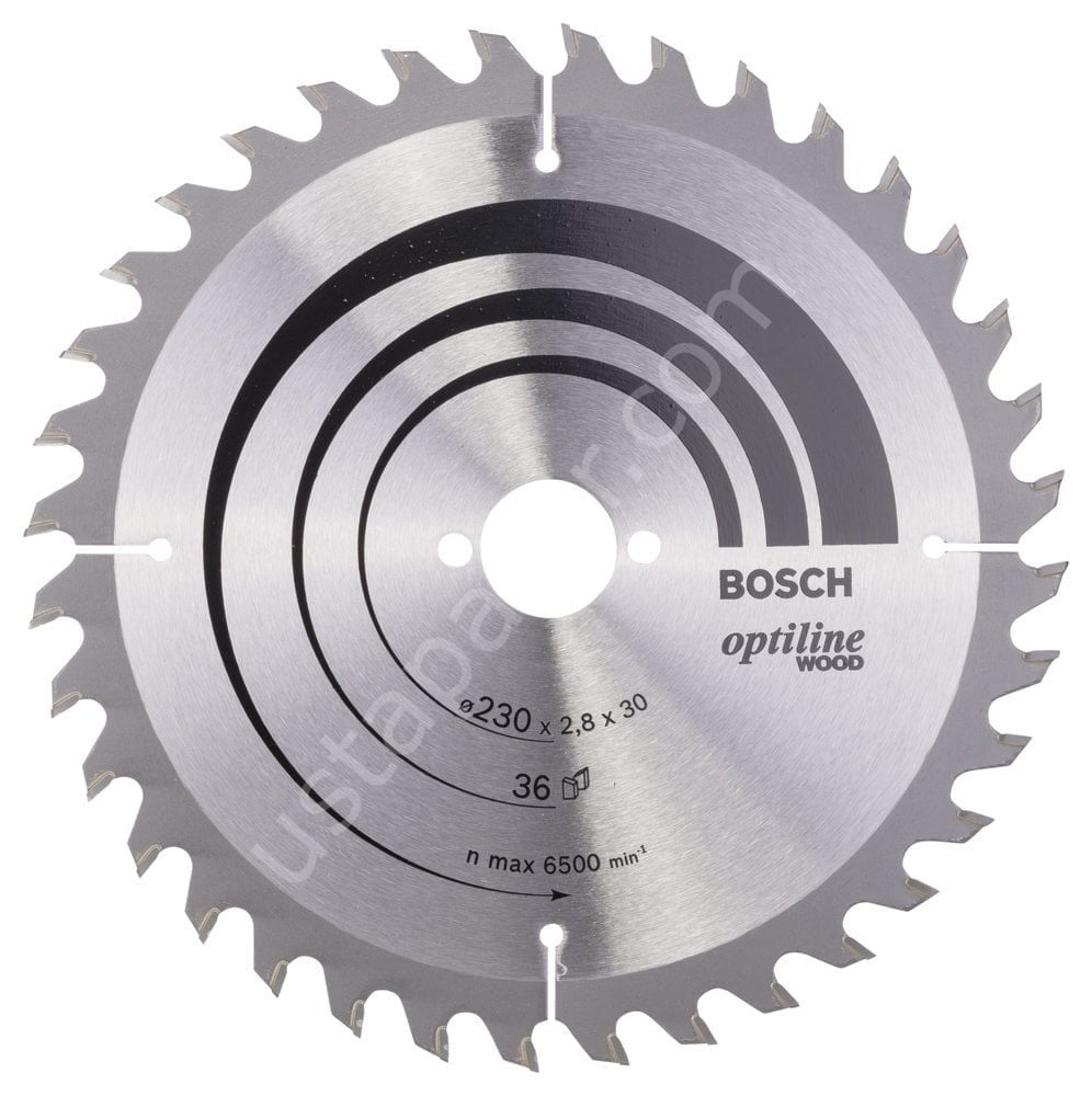 Bosch - Optiline Serisi Ahşap için Daire Testere Bıçağı 230*30 mm 36 Diş 2608640628