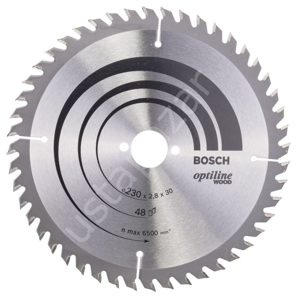 Bosch - Optiline Serisi Ahşap için Daire Testere Bıçağı 230*30 mm 48 Diş 2608640629
