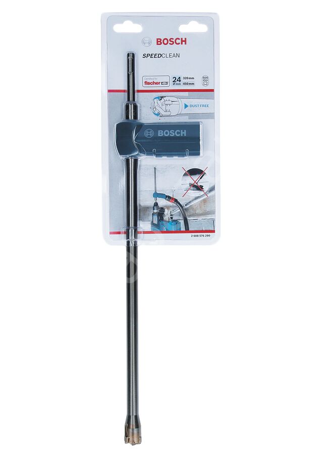 Bosch - SDS-Plus-9 Speed Clean Serisi Toz Atma Kanallı Kırıcı Delici Matkap Ucu 24*450 mm 2608576290